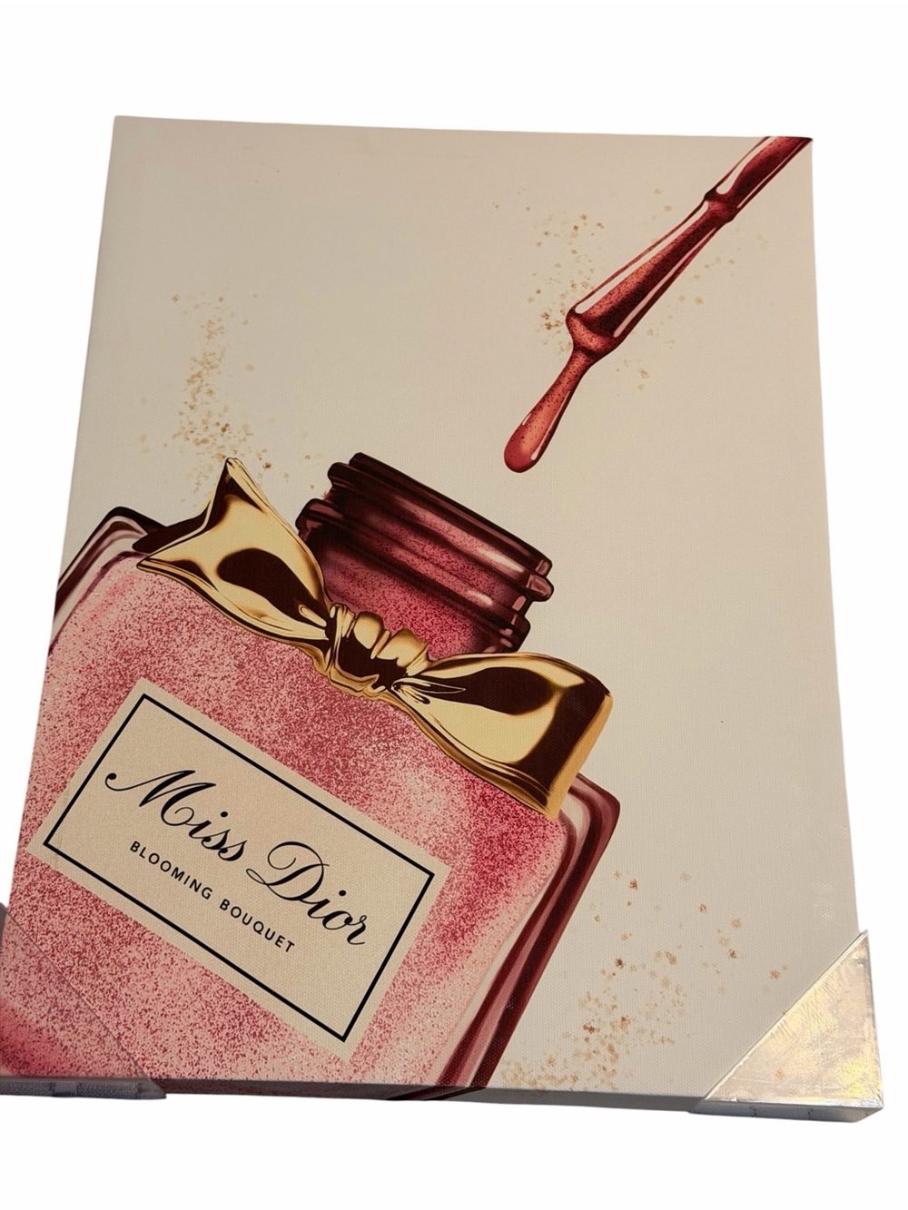 Dior Pink & Gold Perfume Bottle Art Print